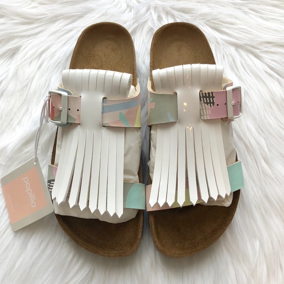 birkenstock maddie fringe